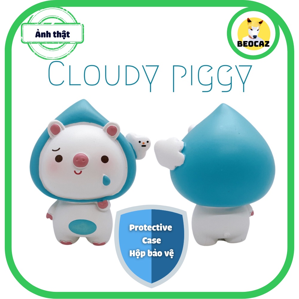 [Full Box] [Tặng Hộp Bảo Vệ] Mô hình lợn đám mây heo hồng Cloudy Piggy dễ thương may mắn trang trí quà tặng Valentine