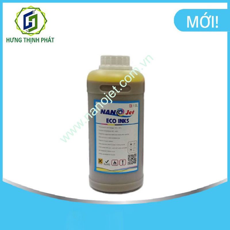 Mực dầu ECO DX5 chuyên in decal, tem, nhãn mác ( mực Eco solvent loại 1)