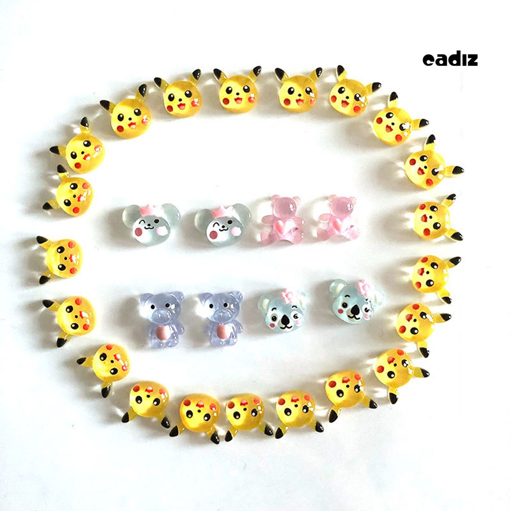 [Hàng mới về] Phụ kiện trang trí móng 3d kiểu dáng hoạt hình dễ thương