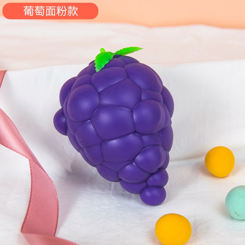 Bóng cao su mềm giảm căng thẳng hình trái cây và rau củ