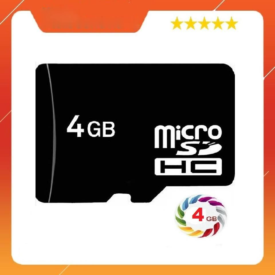 Thẻ Nhớ MicroSD 4GB - Bảo Hành 12 tháng - Giá rẻ quá