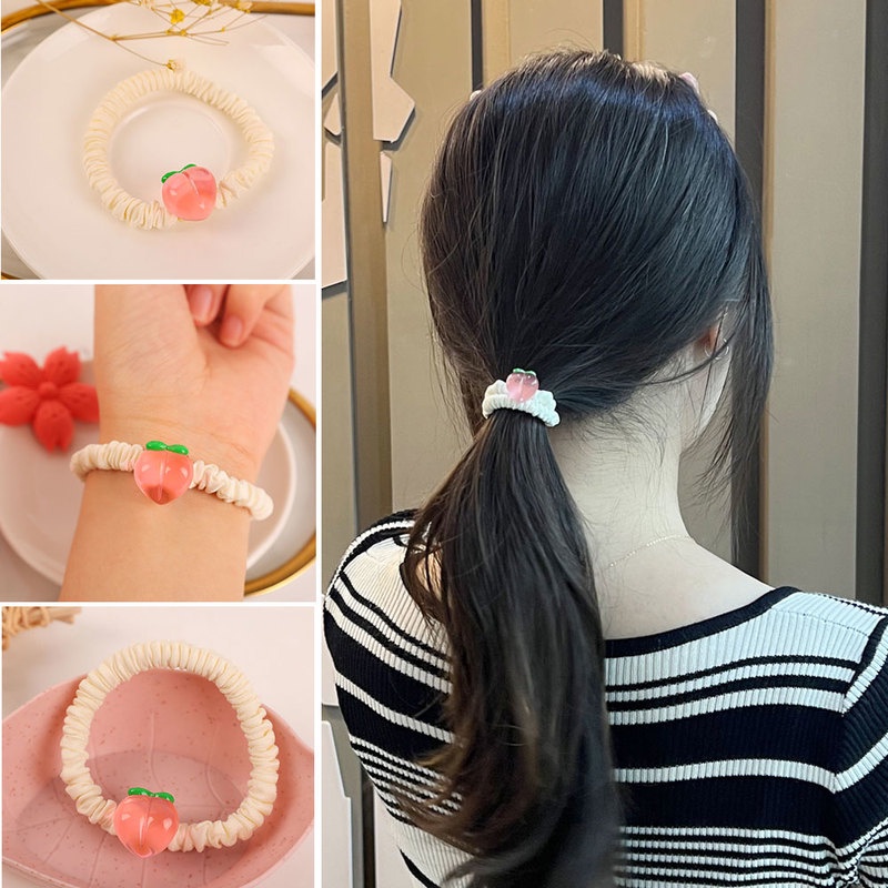 Dây Cột Tóc Co Giãn Thời Trang Hàn Quốc Dành Cho Nữ