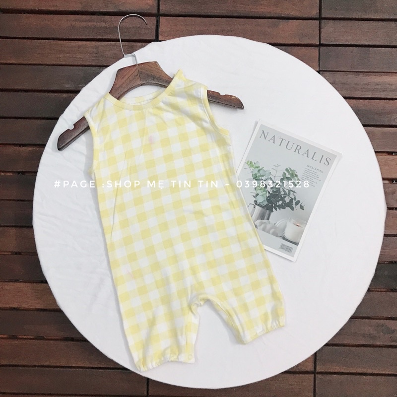 Body đùi lửng ba lỗ cho bé [ Vải cotton Hàn size 7-9kg,9-10kg]