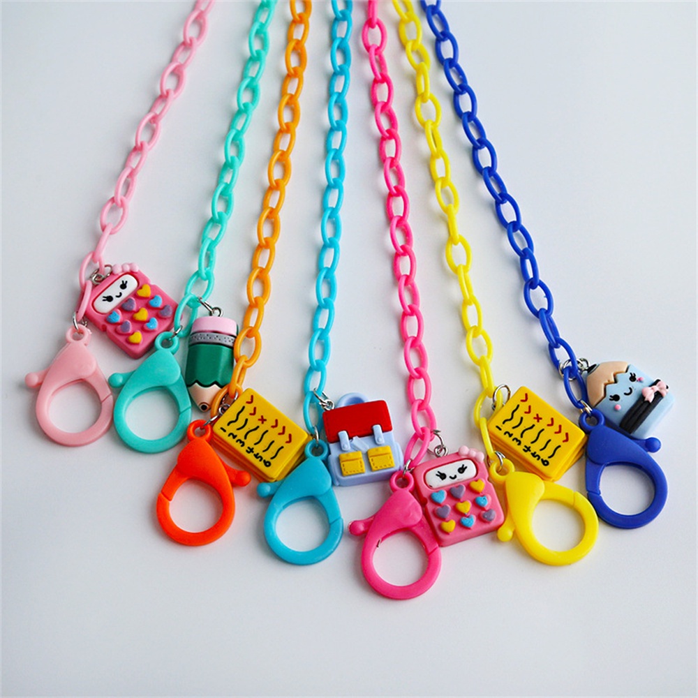 Dây Đeo Mắt Kính Chống Thất Lạc Bằng Acrylic Họa Tiết Hoạt Hình Dễ Thương Cho Bé