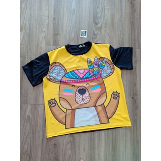 áo thun bigsize nam nữ[gấu thổ dân] KY41