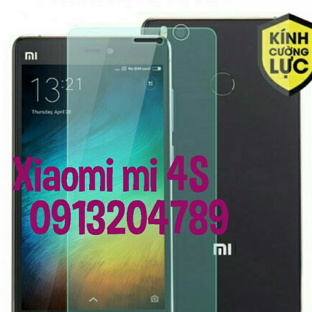 bộ 3 Dán kính cường lực xiaomi mi 4S
