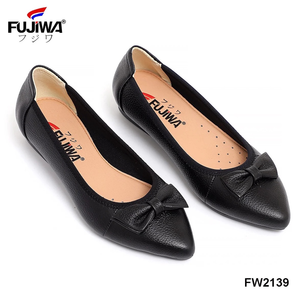 Giày Nữ Da Bò FUJIWA - FW2139. Da Thật Cao Cấp. Đế Cao Su Thiên Nhiên, Cao 3 Cm. Size: 35, 36, 37, 38, 39, 40