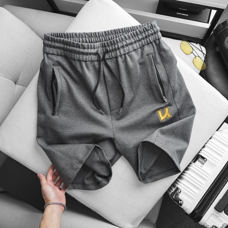 Quần short thun K co giãn vải dày Bigsize nam < 140kg