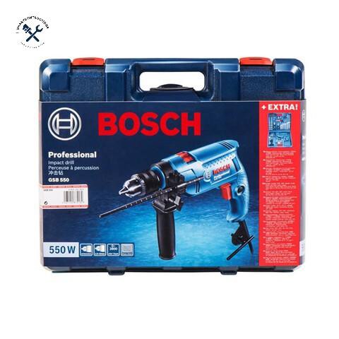 Bộ máy khoan động lực 100 phụ kiện BOSCH 06011A15K7