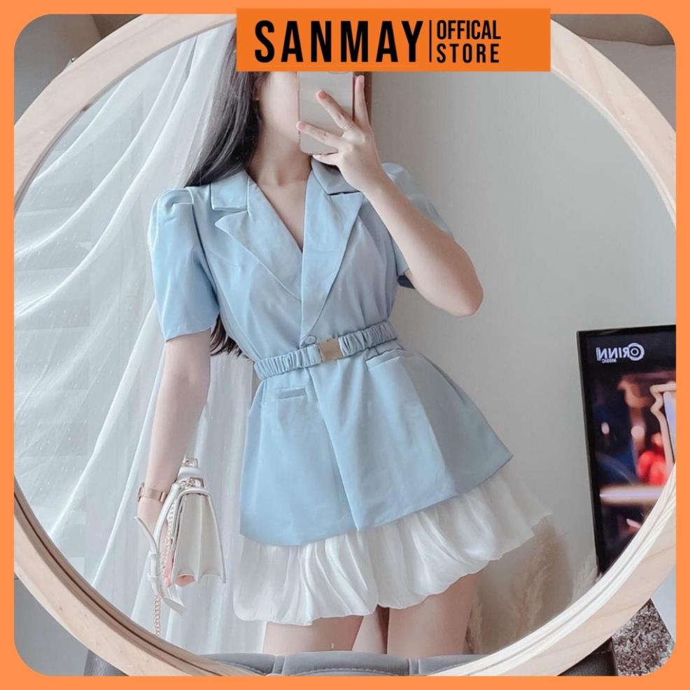 ঔৣ Set Vest Nữ Chân Váy SANJOLI Đầm Vest Công Sở Blazer Hàn Quốc Đẹp, Thiết kế Công Sở, Đi Dự Tiệc Cưới AO017 ঔৣ