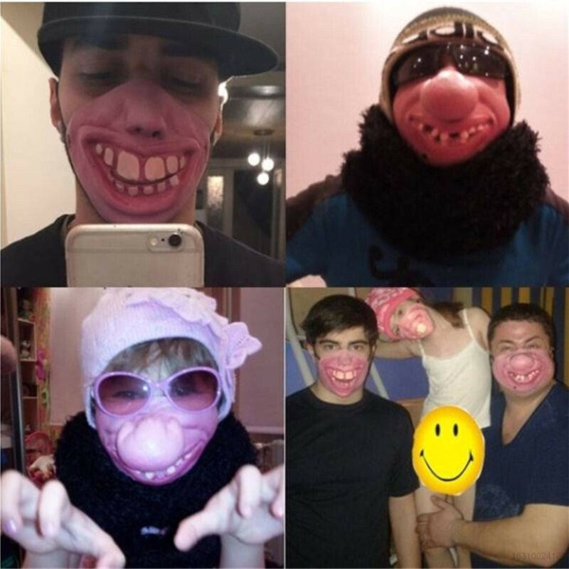 Mặt nạ hóa trang Halloween hình chú hề