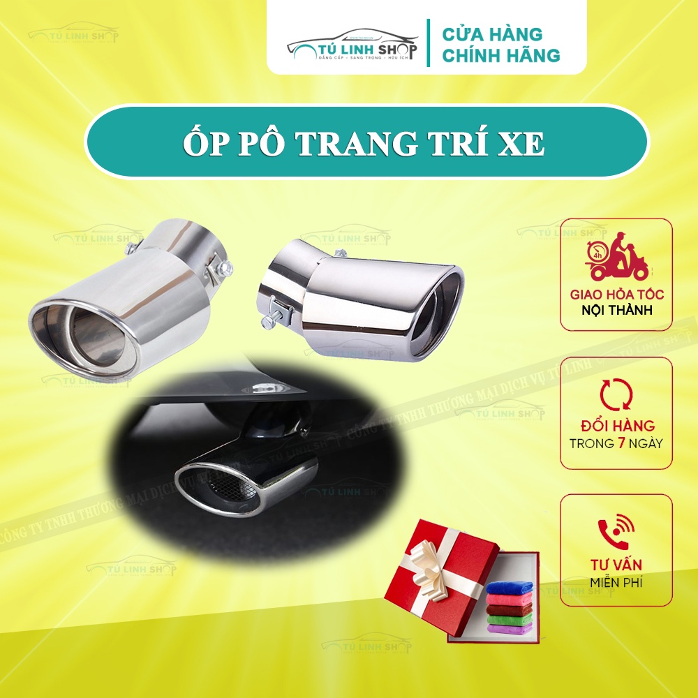 Chụp cổ pô dạng cong  + Tặng quà