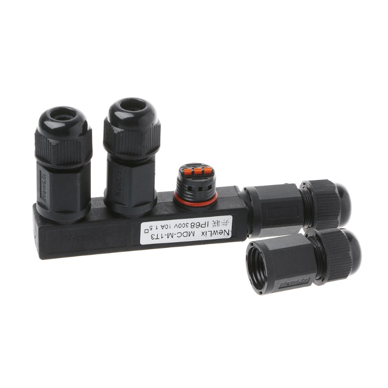 Đầu Nối Dây Điện Chống Nước IP68 2 Chấu 3 Pin