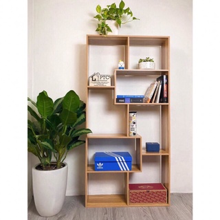 Kệ sách gỗ chữ U đa tầng thông minh, size cực đại
