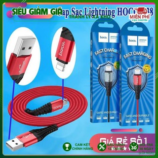 CÁP SẠC NHANH LIGHTNING Hoco X38 | Cáp Dây Dù Chống Rối Dài 1 Mét | 27002 VuaPhuKien