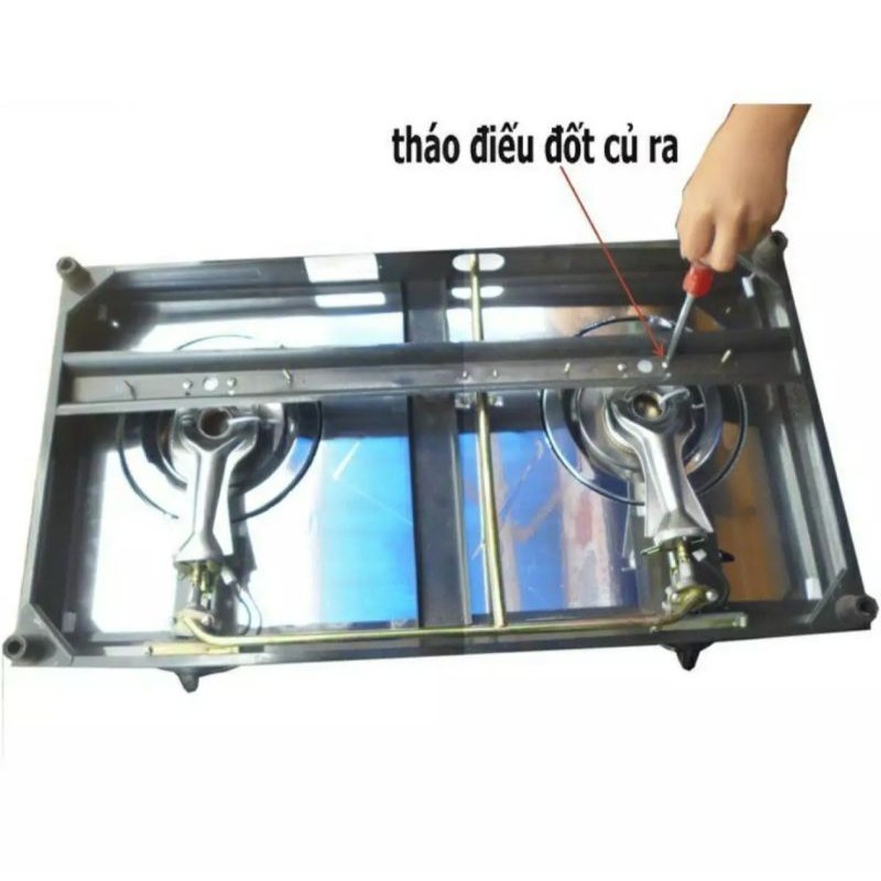 Bộ 2 họng bếp ga hồng ngoại, phi 90 , dài 19.5cm dầy chắc chắn