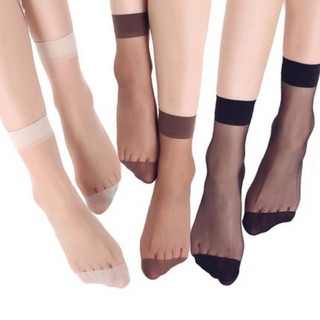 Set 10 cặp vớ da ngắn mỏng chất lượng cho nữ