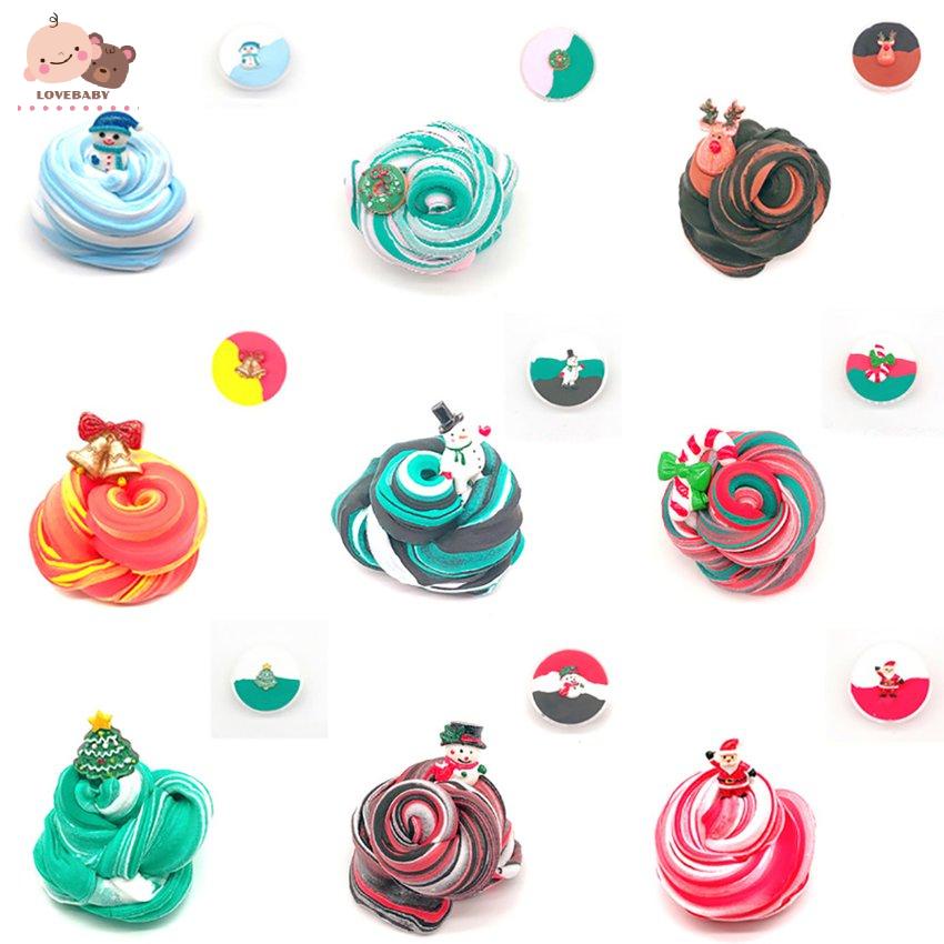 [HOT]Three-color Cotton Mud Slime Poke Mud DIY Color Plasticine Decompression Vent