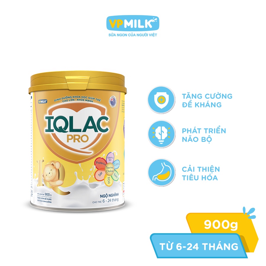 Sữa bột IQLac Pro Ngộ Nghĩnh 900g