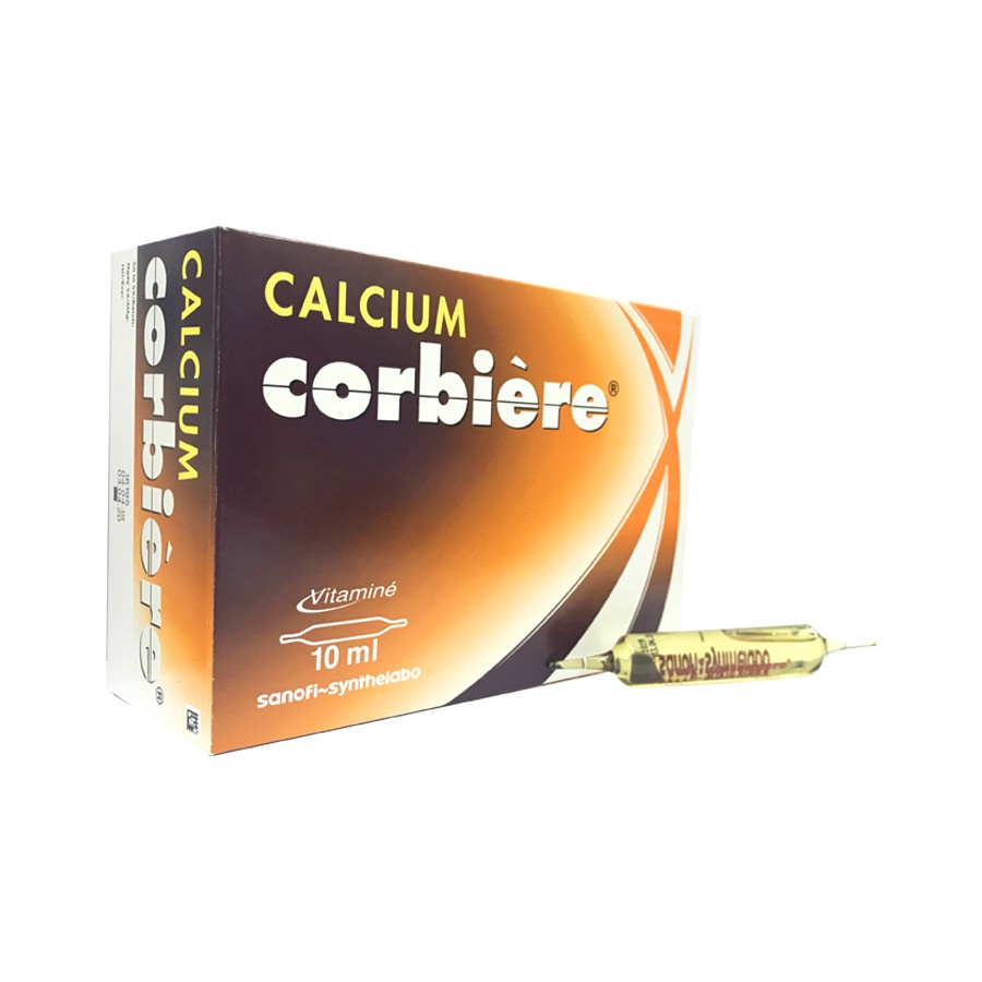 Calcium Corbiere bổ sung canxi hộp 30 ống 10ml