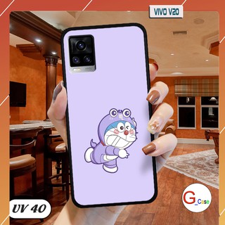 Ốp lưng nhám viền dẻo Vivo V20 in hình