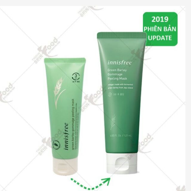 TẨY DA CHẾT INNISFREE GREEN BARLEY GOMMAGE PEELING MASK [CỰC DỊU NHẸ, CHO MỌI LOẠI DA]