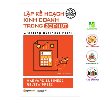 Sách Alphabooks - Lập kế hoạch kinh doanh trong 20 phút