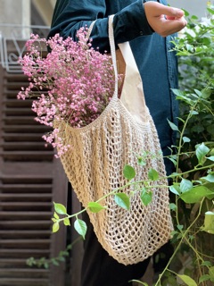 Túi lưới sợi cotton móc thủ công Friendly Kitchen