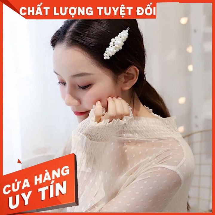 Kẹp Tóc Nhiều Mẫu Dễ Thương - Phong Cách Hàn Quốc Đính Ngọc Trai Nhân Tạo