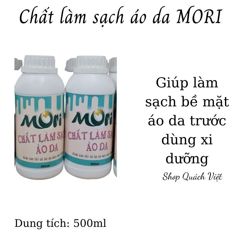 Xi dưỡng áo da MORI, chai 500ml