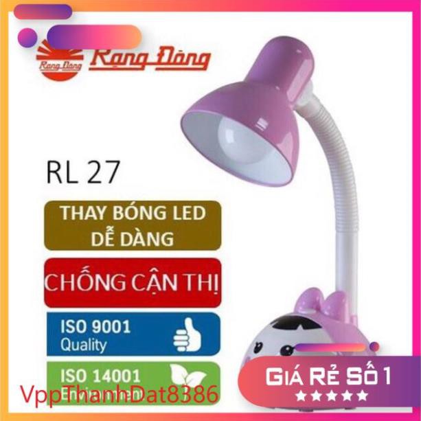 (Sale)  ĐÈN HỌC RẠNG ĐÔNG CHỐNG CẬN RL-27  BÓNG led vàng 5W bảo vệ thị lực