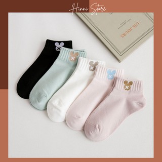 Tất nữ cổ ngắn hình chuột Mickey cute