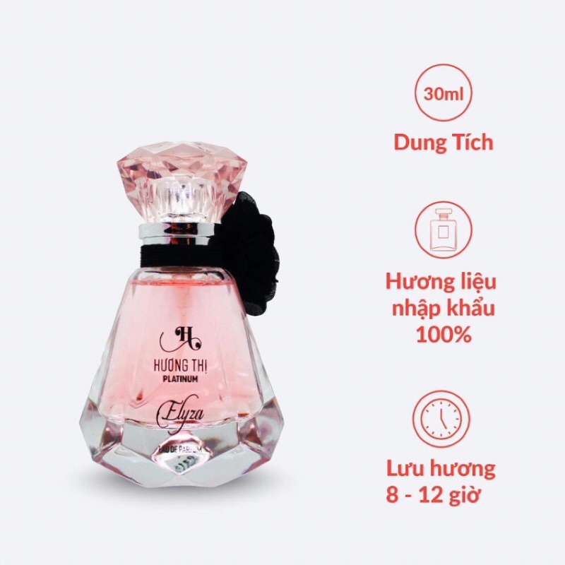 Nước hoa Nữ ELYZA Mỹ phẩm Hương thị lưu hương 8-10h 30ml