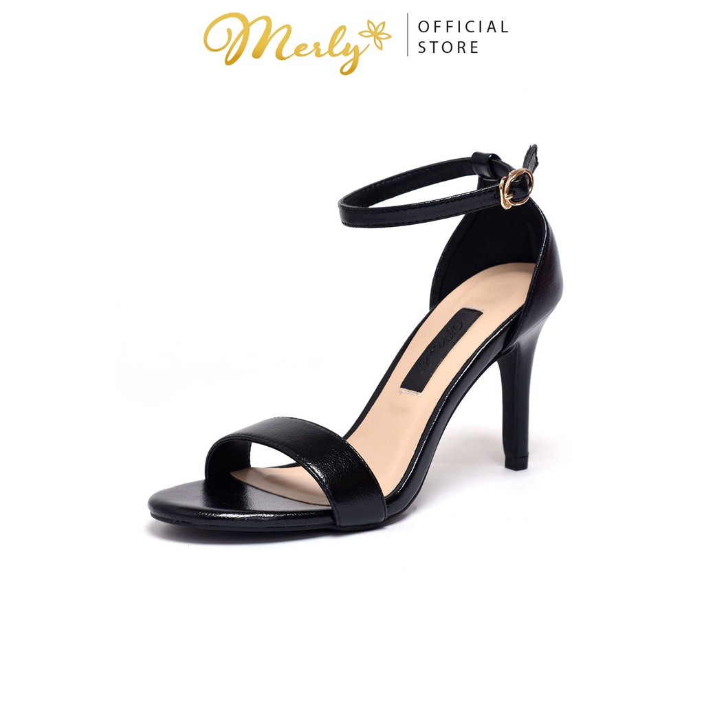 Giày xăng đan cao gót 7cm Merly 1377, Giày sandal cao gót đế nhọn, xăng đan nữ cao gót, giày xăng đan nữ size lớn