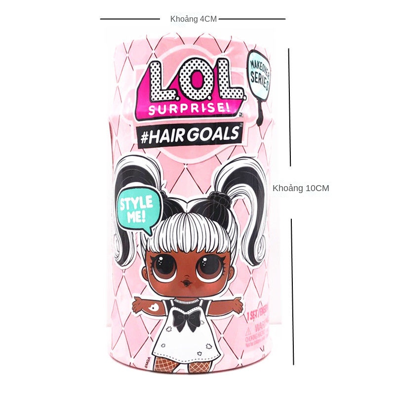 ✵Búp bê LOL quả bóng tháo rời năm thế hệ viên nang Hairgoals làm tóc cô gái vui vẻ quả trứng cô gái nhỏ ling đồ chơi bất