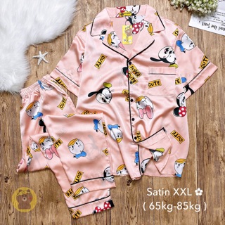 Đồ bộ pijama lụa satin cao cấp bigsize