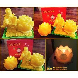NẾN HOA SEN THẦN TÀI