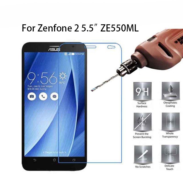 Kính cường lực kèm phụ kiện cho Asus Zenfone 2 5.5" ZE550ML