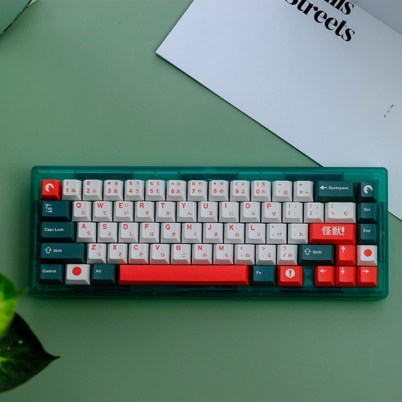 GMK Monster Keycap, 129 phím PBT Keycaps Cherry Profile DYE-SUB Cá nhân hóa GMK Keycaps cho bàn phím cơ