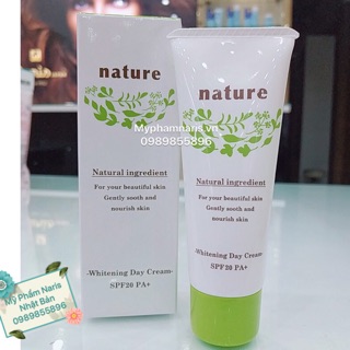 Kem dưỡng làm trắng da ban ngày Nhật Bản Naris Nature Whitening Day Cream SPF20/PA+
