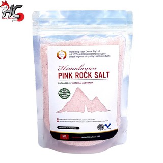 Muối Hồng Hạt Mịn Himalaya Nhập Khẩu Pakistan_Bịch 500gr