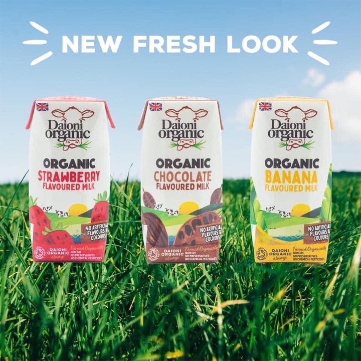 Sữa tươi hữu cơ Daioni 200ml