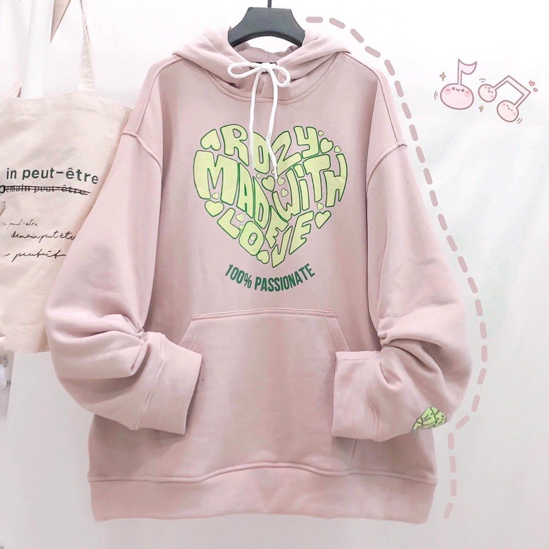 Áo khoác hoodie form rộng ROPI ulzzang (ẢNH THẬT)