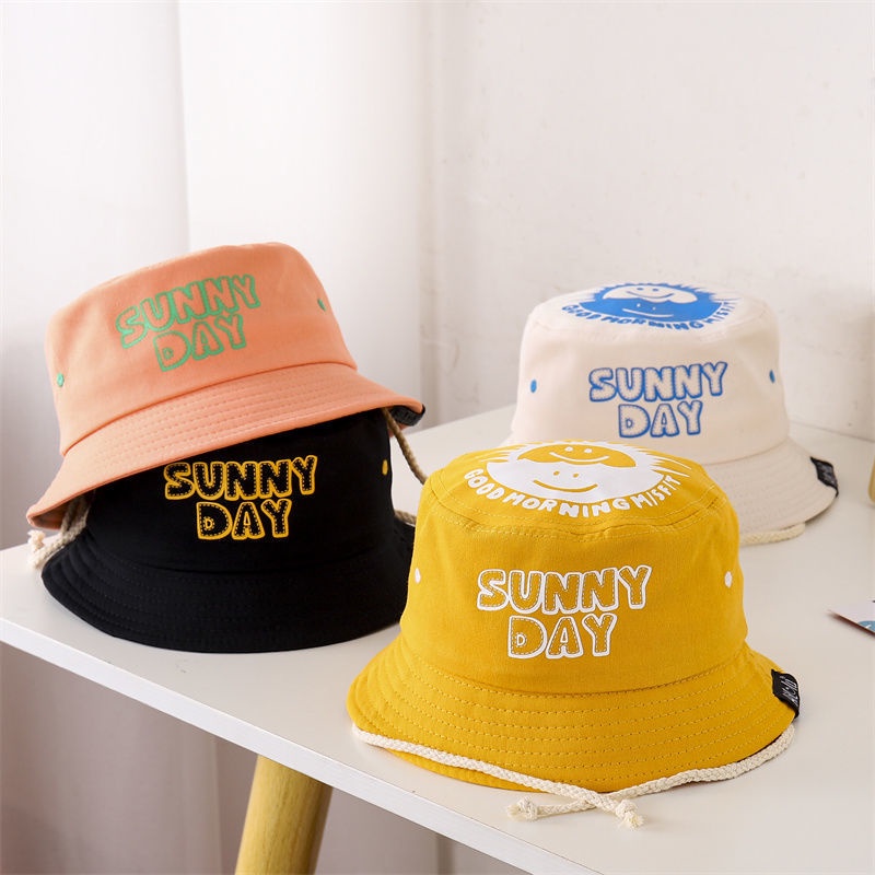 Nón tai bèo in chữ thời trang cho bé