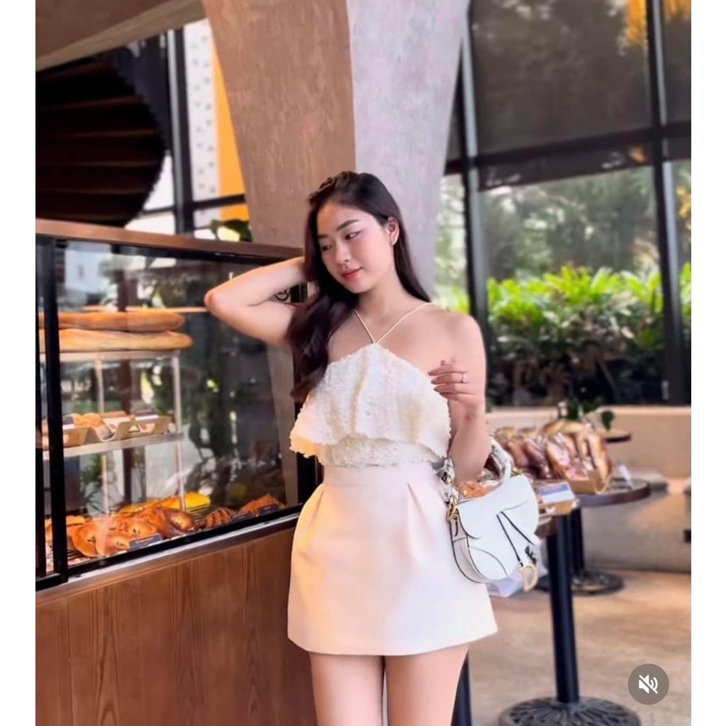 LINH CAVALI- SET YẾM REN + CV TAFTA 2 MÀU