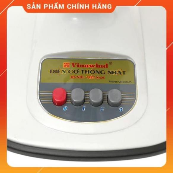 [FreeShip] Quạt bàn Vinawind QB300-Đ sải cánh 300mm - Điện cơ thống nhất, Hàng chính hãng - Bảo hành 12 tháng BM