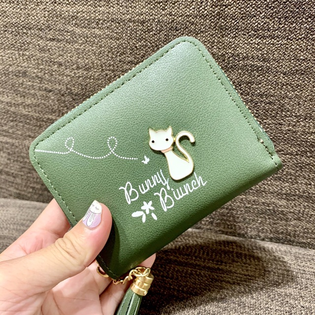 Ví nữ đẹp giá rẻ ngắn cầm tay mini nhỏ gọn dễ thương cute nhiều ngăn bỏ túi thời trang cao cấp VN1042