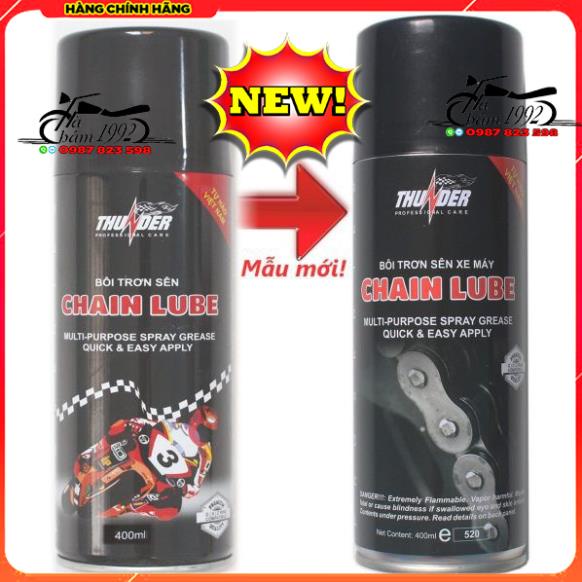 Xịt Dưỡng Sên Thunder Chain Lube 400ml