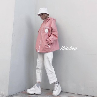 Áo Khoác KAKI SAVAGE DAISY Hồng Ulzzang Unisex 1hitshop