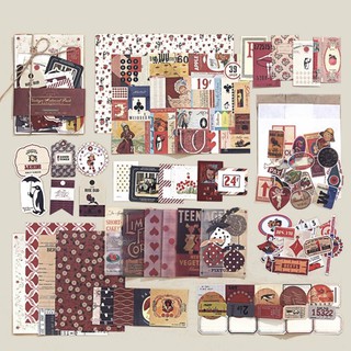 Set giấy nền làm đồ bullet journal junkjournal KH026